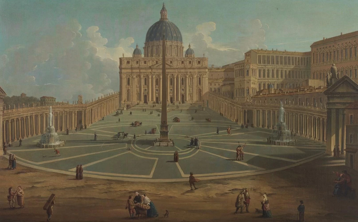 Piazza San Pietro a Roma
